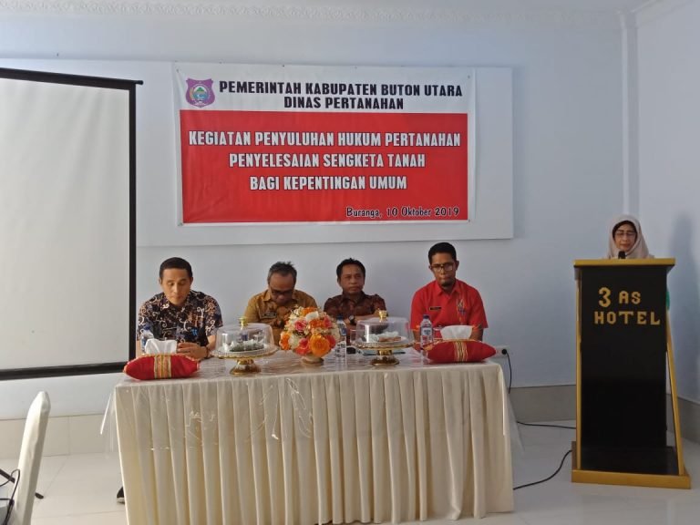 DINAS PERTANAHAN BUTUR GELAR PENYULUH HUKUM
