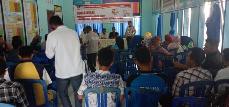 Jelang Pilbup 2020, KPU Wakatobi Gencar Laksanakan Sosialisasi