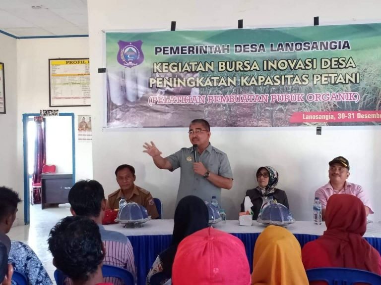 TINGKATKAN KAPASITAS PETANI, DESA LANOSANGIA GELAR BURSA INOVASI DESA