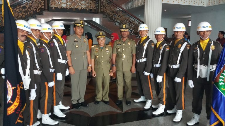 Satpol- PP Mubar  Giat Tegakan Disiplin ASN