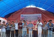 RATUSAN BANTUAN KAPAL UNTUK KELOMPOK NELAYAN BUTUR