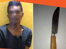 DUA WANITA ITU DIHABISI PAKAI PISAU DAPUR