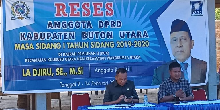 SERAP ASPIRASI WARGA, ANGGOTA KOMISI I DPRD BUTUR GELAR RESES PERORANGAN