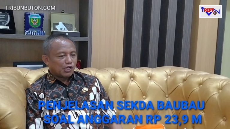 INI PENJELASAN ANGGARAN COVID 19 BAUBAU RP 23,9 M