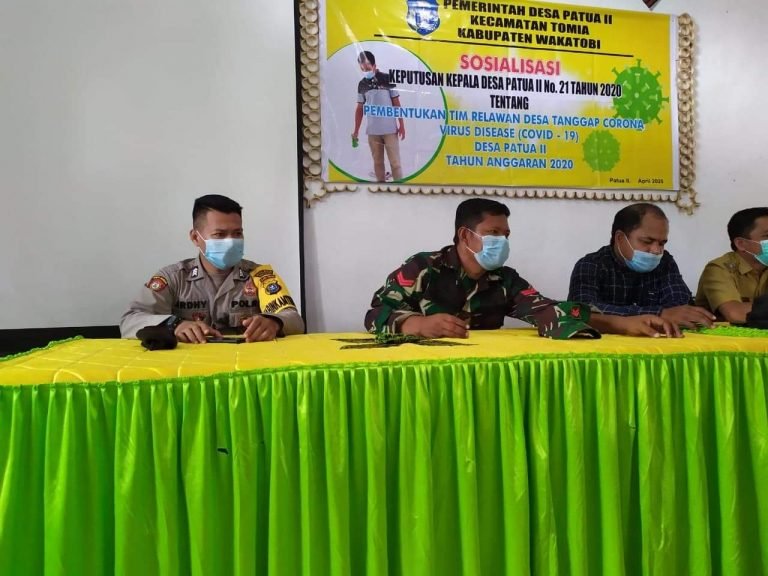 KADES PATUA II DAN KARANGTARUNA BENTUK PANITIA “MENANGKAL COVID-19”