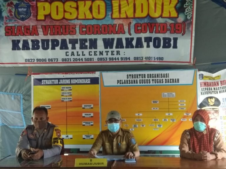 PASIEN COVID-19 DI WAKATOBI TERSISA DUA ORANG