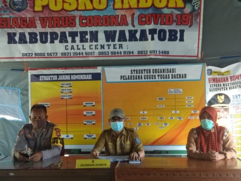 DIDUGA MILIKI PENYAKIT BAWAAN, PASIEN COVID-19 DI WAKATOBI TERSISA SATU ORANG