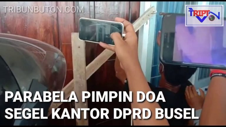 PARABELA PIMPIN DOA SEGEL KANTOR DPRD BUSEL