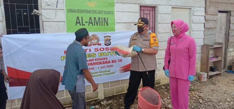 POLRES BUTON BAGI SEMBAKO KE PONDOK PESANTREN