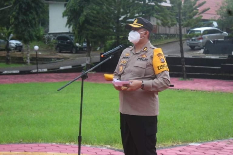 KAPOLRES BUTON CEK KESIAPAN HADAPI BENCANA ALAM TAHUN INI