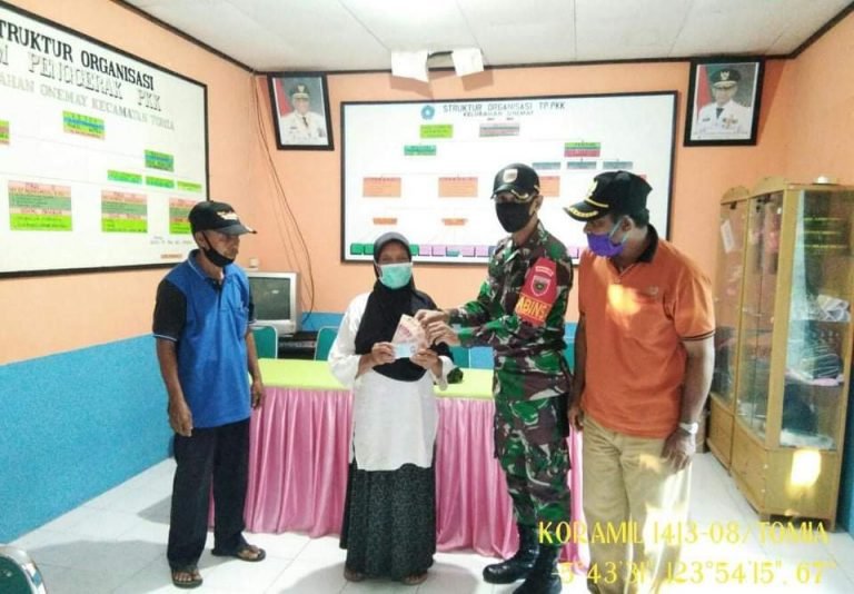 616 ORANG TERIMA DANA BST DI KECAMATAN TOMIA