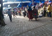 NEW NORMAL COVID-19, PASAR MINA-MINANGA BERANGSUR TERTIB