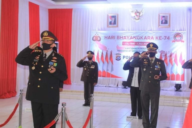 POLRES BUTON UPACARA HUT BHAYANGKARA SECARA VIRTUAL