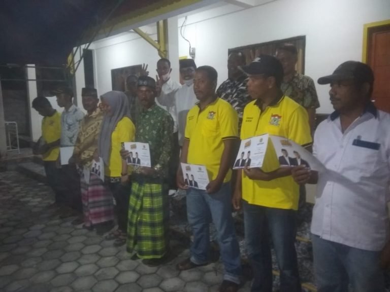 594 RELAWAN HALO DI TOMIA DIKUKUHKAN, MUHAMMAD ALI TARGET KEMENANGAN 80 PERSEN