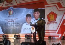 RAKORDA GERINDRA, ALIMAZI UCAPKAN SELAMAT ATAS TERPILIHNYA KETUA DPD SULTRA