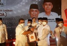 PIDATO ANDI ADY AKSAR PADA RAKORDA GERINDRA SULTRA