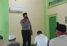 KESATUAN POLDA SULTRA KENDARI BERIKAN SOSIALISASI KEPADA JAMAAH MASJID AL MUHAJIRIN