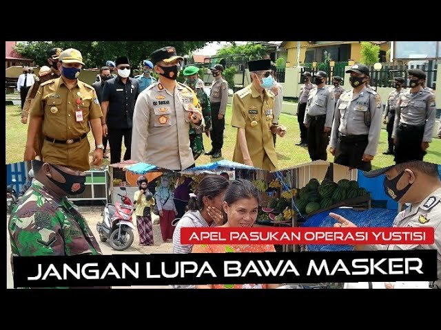 PENERAPAN DISIPLIN MASKER, ADA SANKSI BAGI PELANGGAR