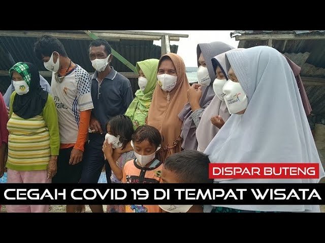DISPAR BUTENG DISTRIBUSI MASKER DI TEMPAT WISATA
