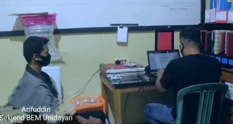 SEKJEN BEM UNIDAYAN MINTA KAPOLSEK BATAUGA DICOPOT