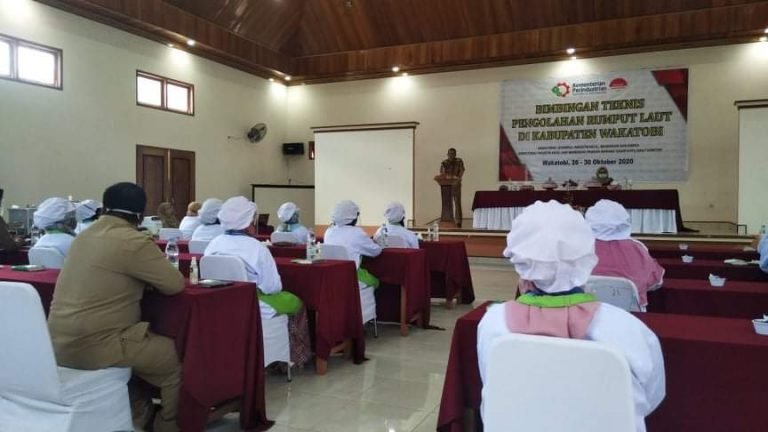 KEMENTRIAN PERENDUSTRIAN RI BERI BINTEK KEPADA LIMA IKM DI WAKATOBI