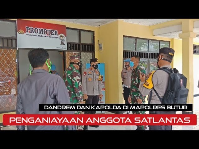 KELUARGA BESAR BRIPKA EFENDI DEMO DI POLRES BUTUR