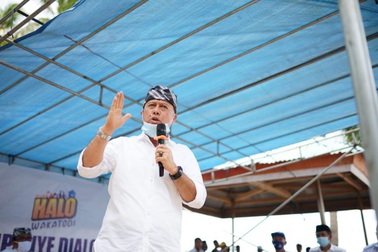 TIGA TOKOH KALEDUPA BEDA GENERASI SERUKAN DUKUNGAN UNTUK PASLON HALO