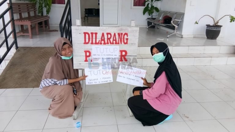 DELAPAN NAKES POSITIF COVID-19, PUSKESMAS MAWASANGKA TUTUP