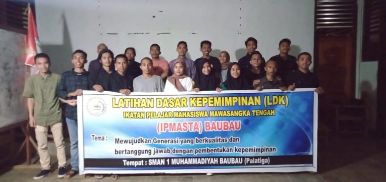 IPMASTA BAUBAU PERKUAT KUALITAS JIWA KEPEMIMPINAN KADER