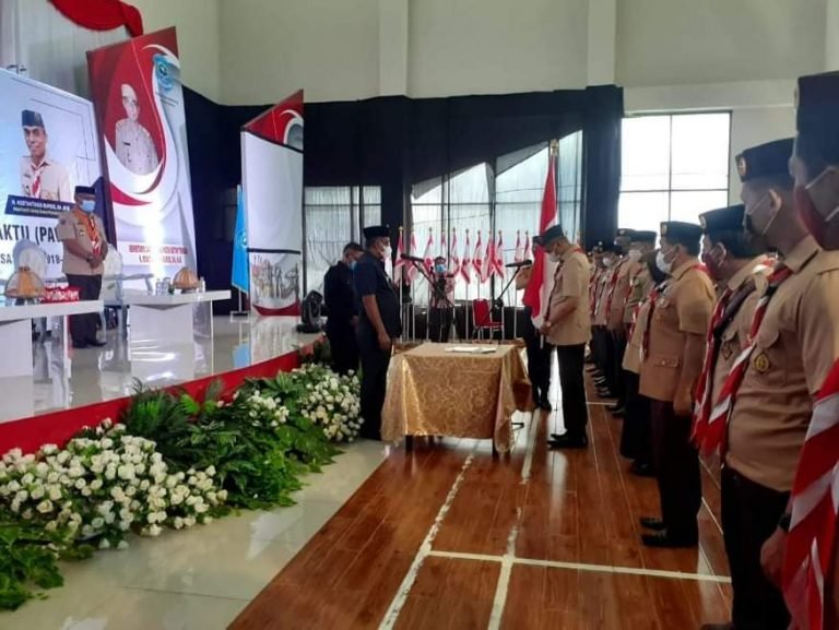 PENGURUS KWARCAB GERAKAN PRAMUKA BUTENG RESMI DILANTIK