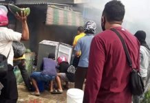 TOKO BUAH DI PASAR ANDUONOHU KEBAKARAN