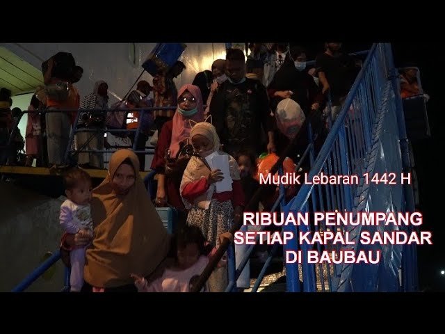 DORO LONDA TURUNKAN 1.400 PENUMPANG DI BAUBAU