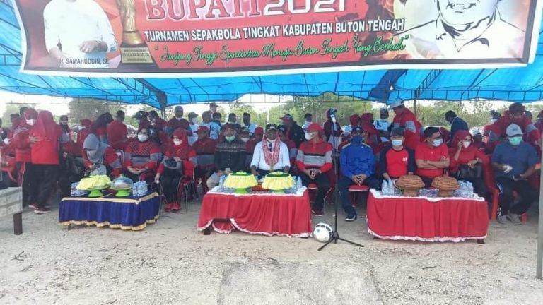 RESMI DIBUKA BUPATI CUP KE-IV, SAMAHUDDIN: JUNJUNG TINGGI SPORTIVITAS