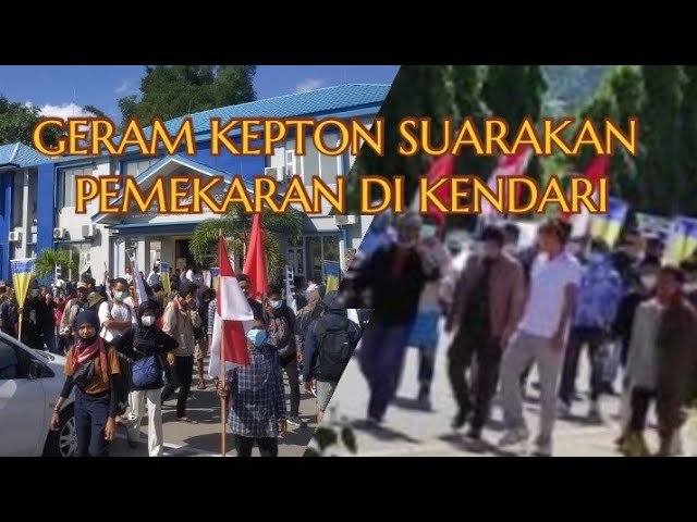 GERAM KEPTON BERAKSI DI KENDARI