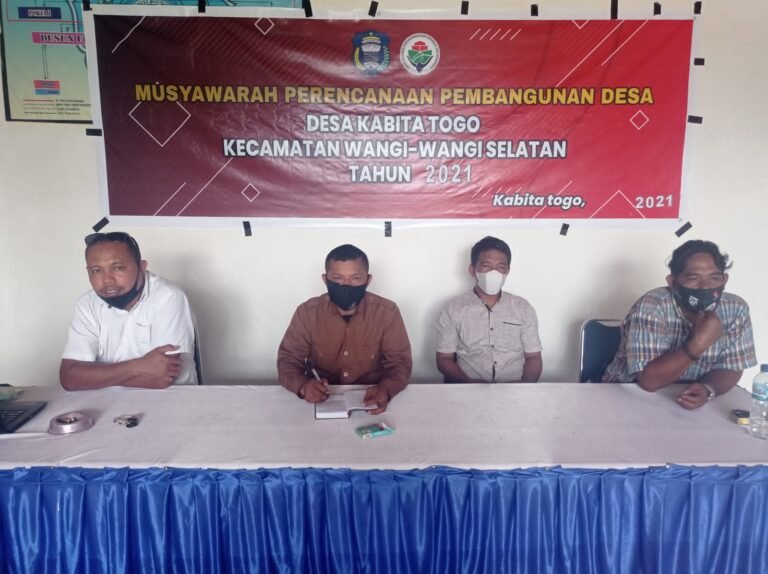 PENYUSUNAN RPJMDESA 2021-2027, DESA KABITA TOGO WANGSEL GELAR MUSREMBANG DESA