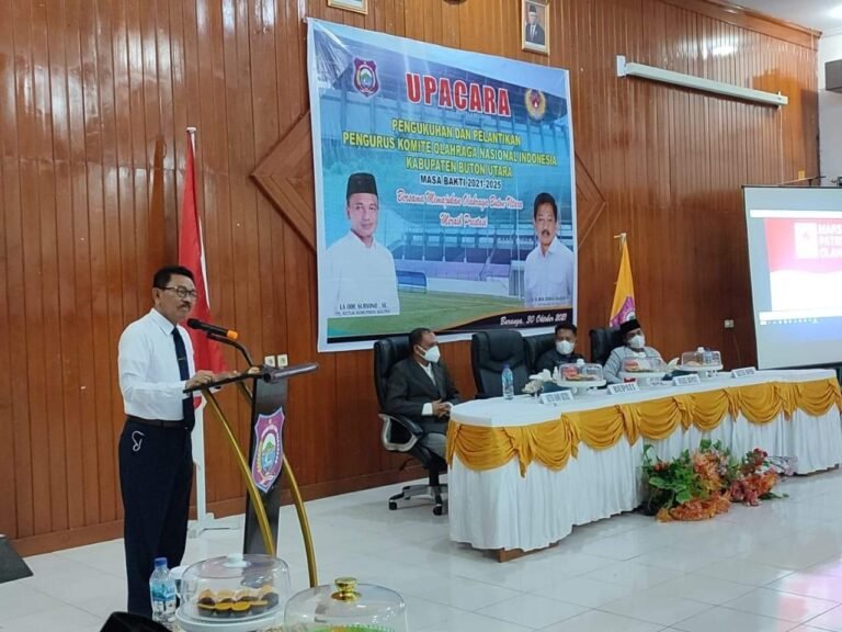 BUPATI BUTUR BERTEKAD DULANG EMAS DI PORPROV SULTRA KE-14