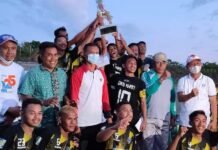 FINAL DANDIM CUP I, RIBUAN PENONTON PADATI STADION BAHTERAMAS BUKIT LAMOLIANDU