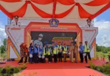 PEMBANGUNAN JALAN KEMBAR DI KALI KADIA