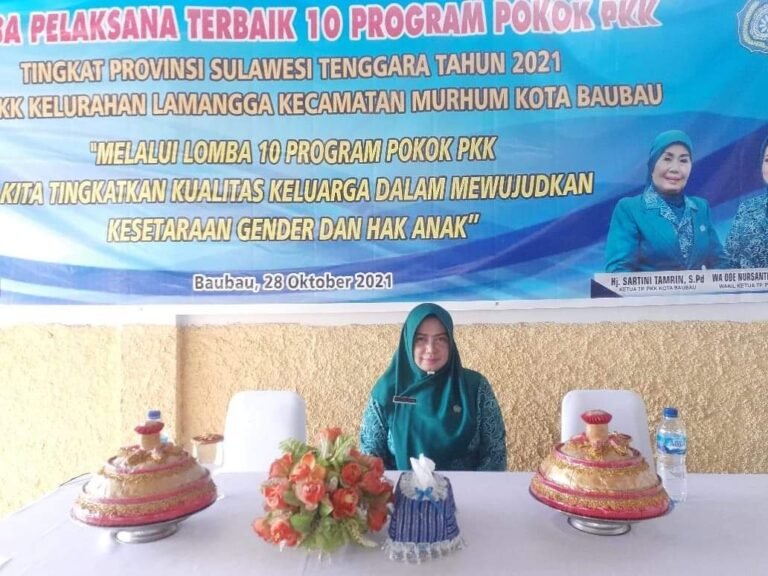 PEMERINTAH BAUBAU HARAP PKK DAPAT PENILAIAN TERBAIK.