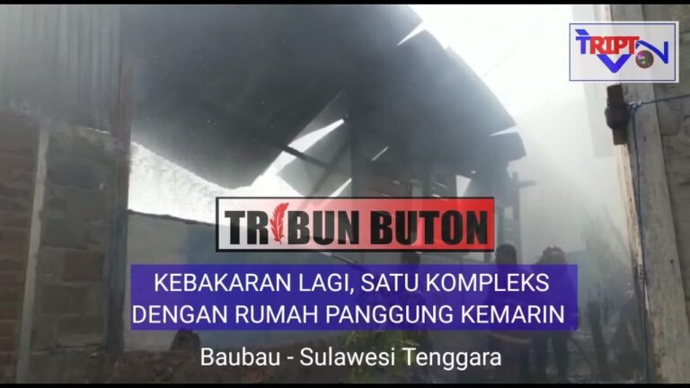 KEBAKARAN LAGI, SATU KOMPLEKS DENGAN RUMAH PANGGUNG KEMARIN