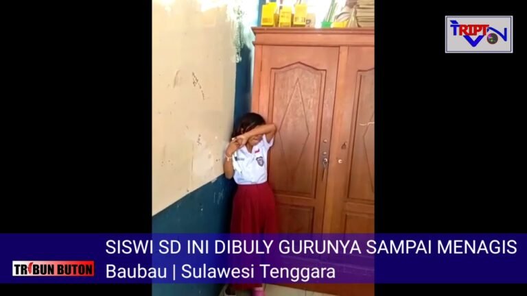 DIBULY GURUNYA, SISWI SD INI MENANGIS