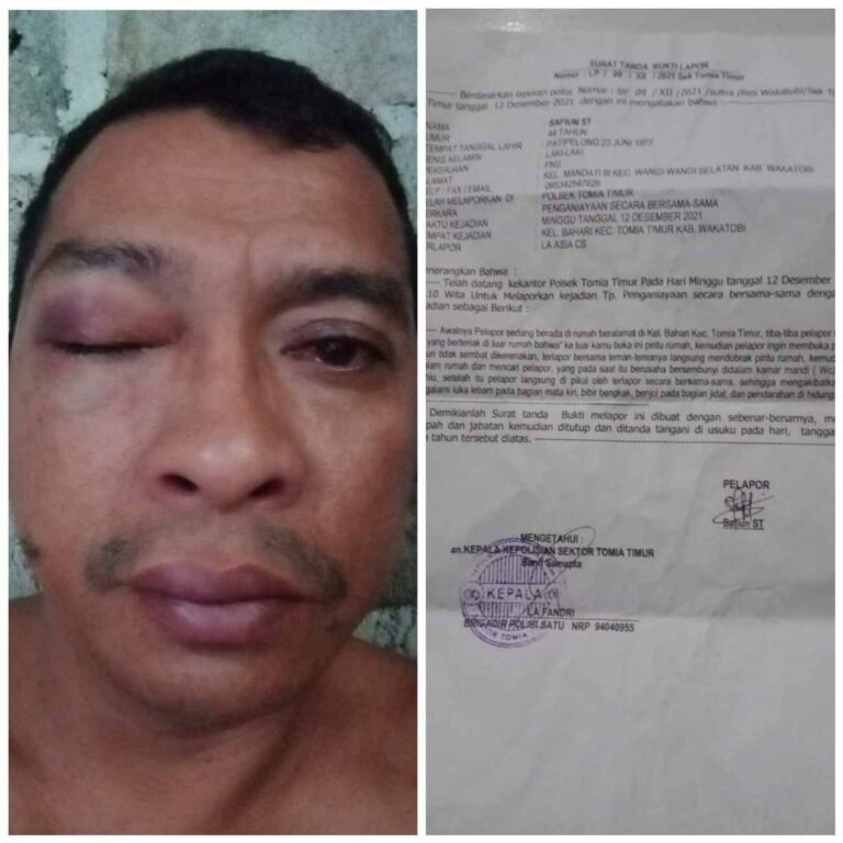 KASUS SAFIUN, ANGGOTA TNI DI TOMIA BANTAH MOBILISASI MASSA