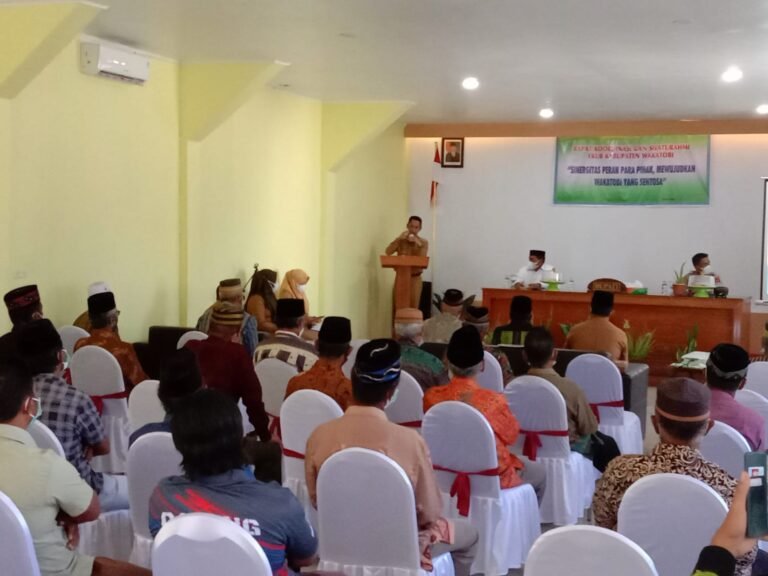 HADIRI RAKOR FKUB, INILAH PESAN BUPATI WAKATOBI