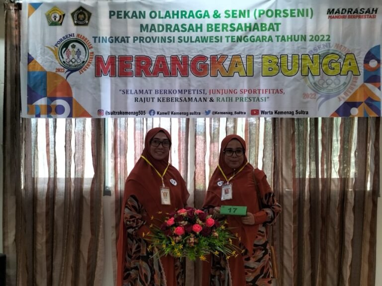 TIM GTK KEMENAG WAKATOBI UKIR PRESTASI DI AJANG PORSENI MADRASAH BERSAHABAT TINGKAT SULTRA 2022