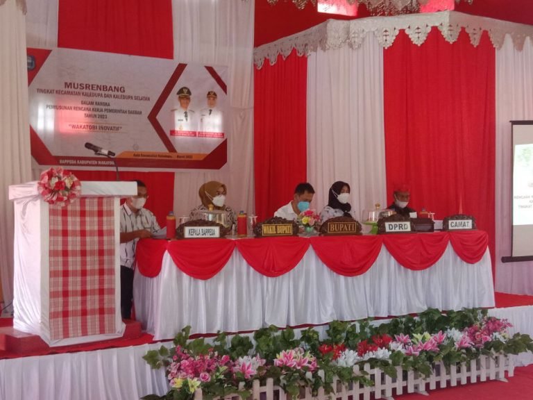 BUKA MUSRENBANG DI PULAU KALEDUPA, INILAH PESAN BUPATI WAKATOBI