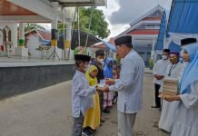 GELAR BUKA PUASA BERSAMA, PEMKAB BUTUR SANTUNI ANAK YATIM DAN KURANG MAMPU