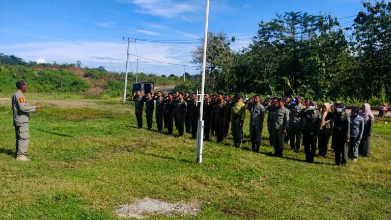 KASAT POL PP BUSEL LAPORKAN HASIL MONITORING DISIPLIN ASN