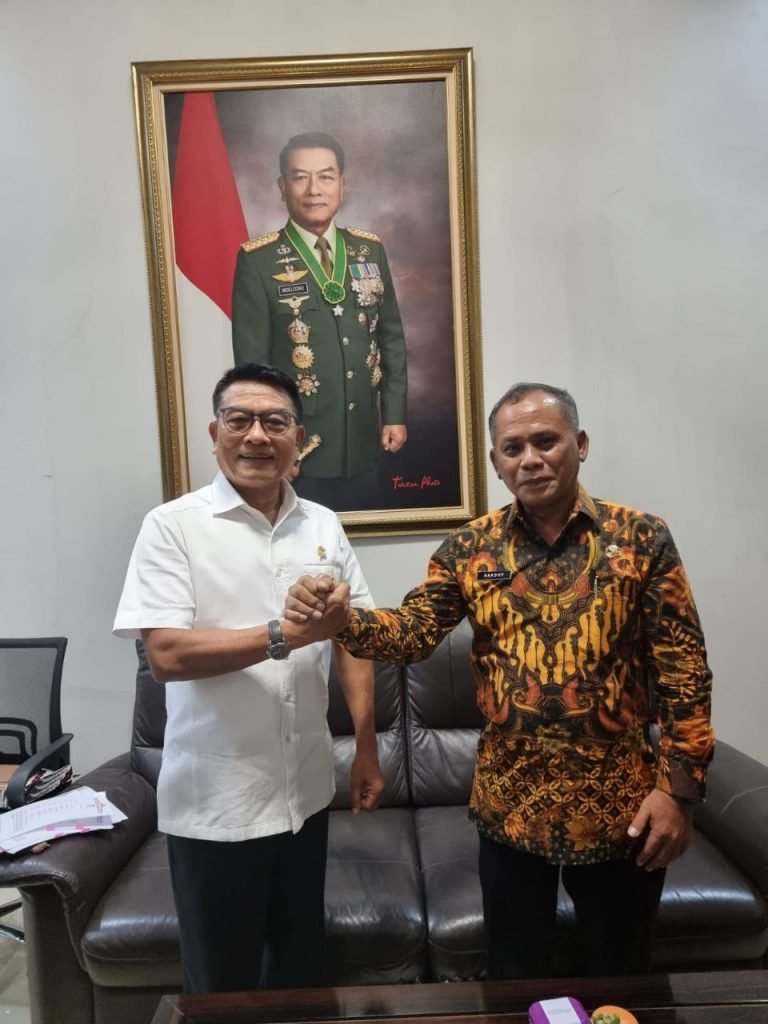 BERTEMU KEPALA STAF KEPRESIDENAN, MUHAMMAD HARDHY MUSLIM PAPARKAN POTENSI SDA BUTUR