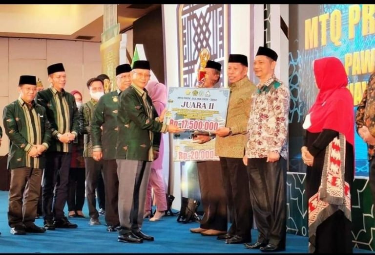 PEMBUKAAN MTQ KE-29 TINGKAT SULTRA, KAFILAH BUTUR TERBAIK KEDUA KATEGORI PAWAI TA’ARUF