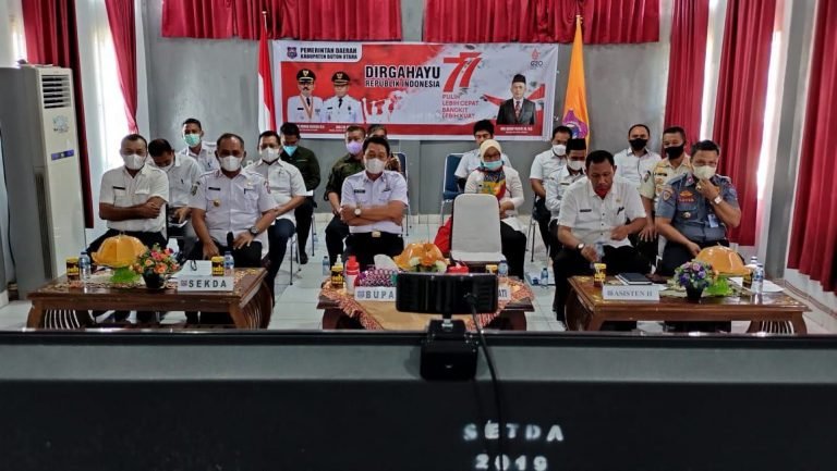 PEMKAB BUTUR MENGIKUTI RAKORNAS PENGENDALIAN INFLASI DAERAH SECARA VIRTUAL